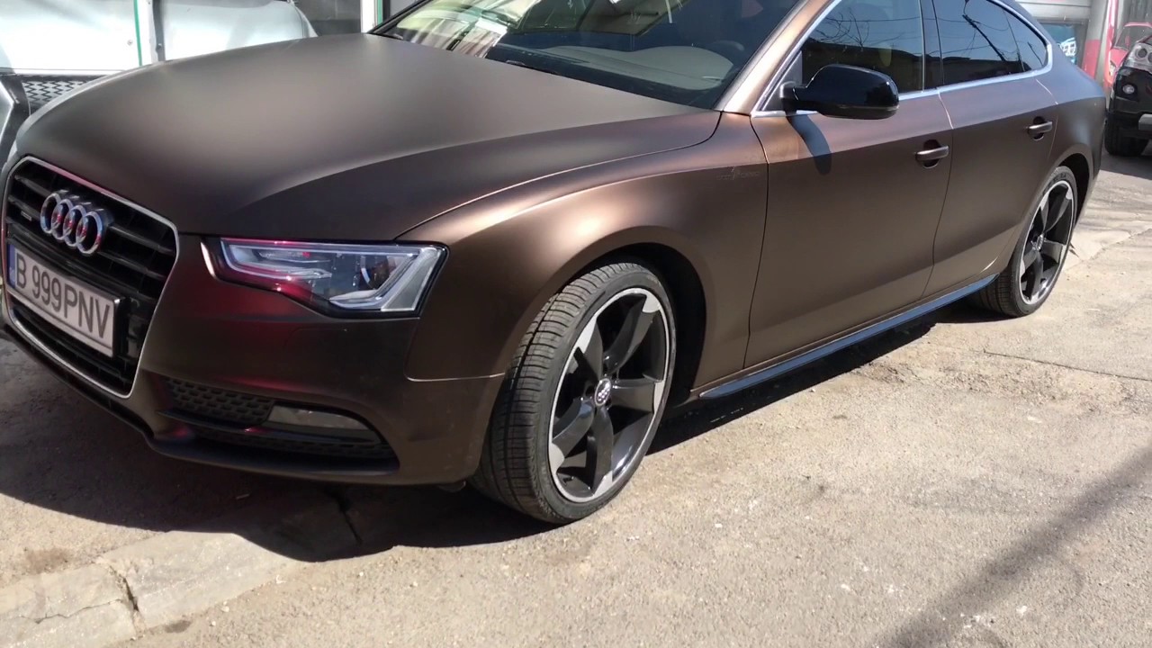 Brown Car Wrap